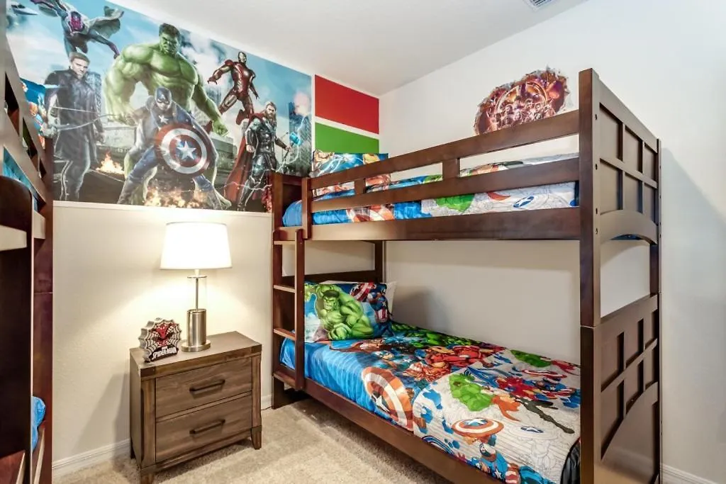 Amazing! 6Bed 4Ba Villa Game Room Pool Spa 7028Oak Davenport 0*,  United States